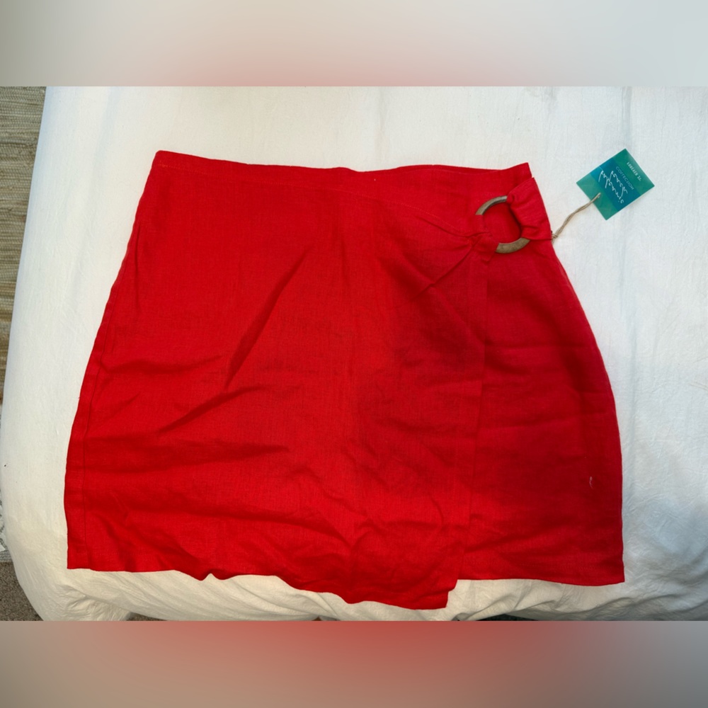 Forever 21 Bright Red Skirt